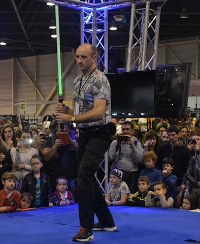 Andrew Lawden, who starred in Star Wars: Phantom Menace, will be holding his ever-popular Jedi Fight Academy