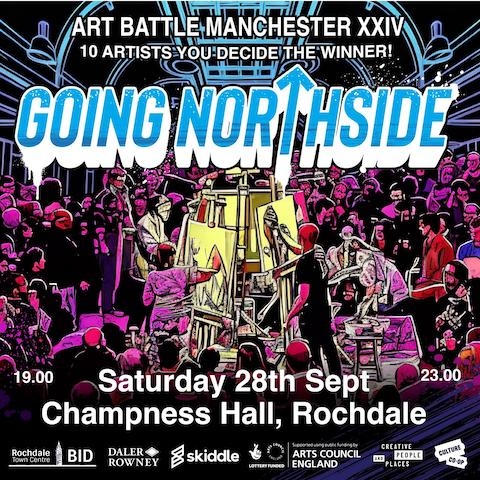 Art Battle Manchester heads Northside for the first time 