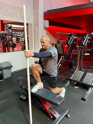 Rob is 69 years young and trains at onePT to better enjoy his golf