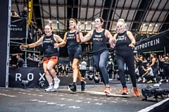 HYROX bridges the gap between traditional endurance events with functional fitness to create a race format for everybody (pictured: Joanne Wilson, Gill Lowe, Alison Maughan, Elaine Millar)